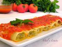 CANELONES de Verduras y Mascarpone