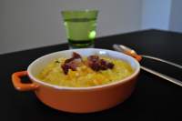   Arroz meloso o risotto con calabaza