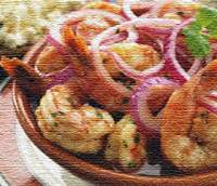   CEVICHE DE CAMARONES ECUATORIANO