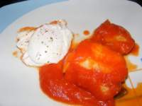   BACALAO CON SALSA WW Y HUEVO ESCALFADO (4p/persona).