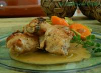   POLLO AL HORNO CON SALSA DE CARNE,  ANÌS ESTRELLADO Y OLOROSO DE JEREZ