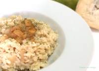 Risotto de pera y gorgonzola  