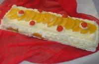   tarta facil de melocoton