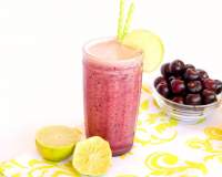   Smoothie de lima y cereza