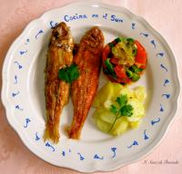   SALMONETES CON VINAGRETA Y PATATAS