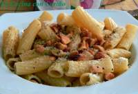   PASTA CON ALMENDRAS TOSTADAS, NUEZ MOSCADA Y ORÈGANO