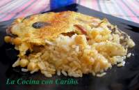   ARROZ AL HORNO CON COSTRA, SENCILLO