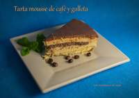   Tarta mousse de cafe y galleta