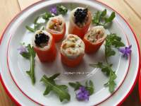   Palitos de cangrejo (surimi) rellenos