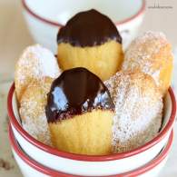   MADELEINES DE VAINILLA CON BESO DE CHOCOLATE