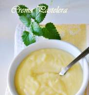   Crema pastelera con aroma a vainilla y limón.