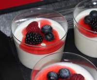   MOUSSE DE YOGUR GRIEGO CON FRUTOS ROJOS