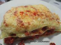   LASAÑA DE CARNE Y JAMÒN SIN BECHAMEL