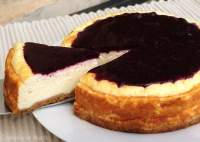   Tarta de queso al horno {ligera}
