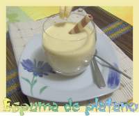   ESPUMA LIGERA DE PLÀTANO