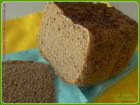   Pane di segale integrale con semi di lino (con mdp) - Pan integral de centeno con linaza (con panificadora)