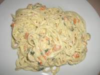   SPAGHETTIS CARBONARA CON VERDURAS
