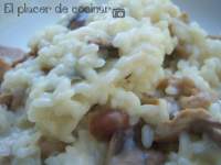   RISOTTO CON SETAS Y QUESO AZUL