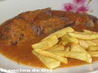   CARNE DE TERNERA EN SALSA DE VERDURA