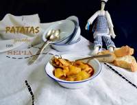 
Patatas guisadas con sepia  