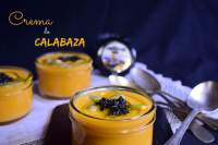 
Crema de calabaza con perlas de caballa ahumada  