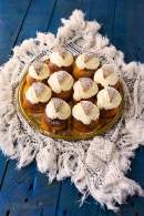   Semlor o Semla o Fastlagsbulle. Bollitos Suecos de Almendra y Nata
