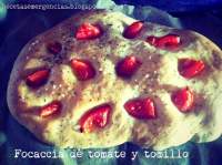   FOCACCIA DE TOMATE Y TOMILLO