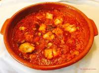   BACALAO EN TOMATE CON PATATAS