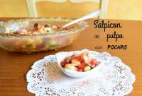 
Salpicon de pulpo con pochas  