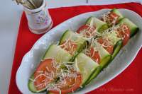   Carpaccio de calabacín y tomate