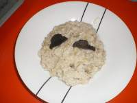   Rissotto con setas y trufa negra