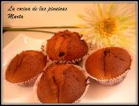   Gandhi muffins con pepitas de chocolate, y empanada Kentes.