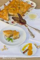 Baklava de pistachos y avellanas  