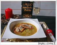   Sopa de chalotas y jamón de pato