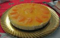   TARTA DE QUESO CON GELATINA DE MANDARINAS