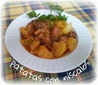   PATATAS CON ARROZ Y NÌSCALOS