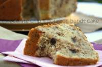   CHOCOLATE CHIP & BOURBON BUNDT CAKE