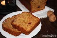   Plumcake de miel, nueces y arándanos {Honey plumcake}
