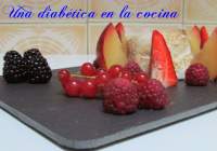   Merengue aromatizado con frutas frescas