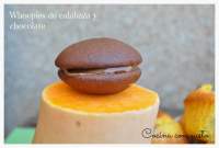   Whoopies de calabaza y chocolate