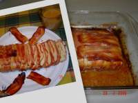   PASTEL DE POLLO Y SALSA DE CEBOLLA