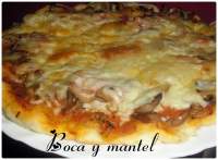   Y HOY TOCA PIZZA DE CHAMPIS