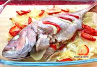   Pargo al horno