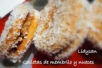   Galletas con membrillo y nueves

