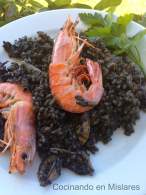 
ARROZ NEGRO con chipirones  