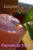   Espuma de fresas ( thermomix)
