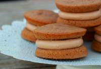 
Whoopies de Plátano y Chocolate con relleno de Nutella  