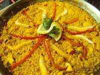 ARROZ CON POLLO Y GAMBAS  