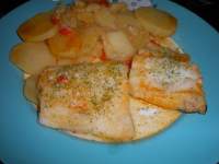   Bacalao en tomate con patatas