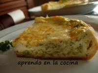   QUICHÈ DE BRÒCOLI Y QUESO